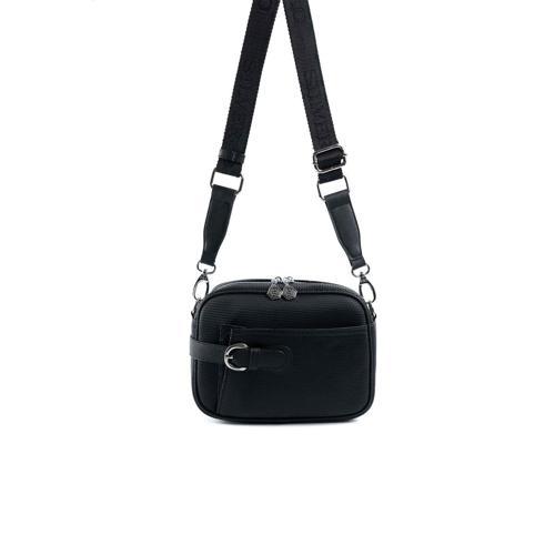 Kadın Çapraz Çanta 1256-48099 SILVER POLO ÇAPRAZ BAYAN ÇANTASI M86 SİYAH-MAT SİYAH