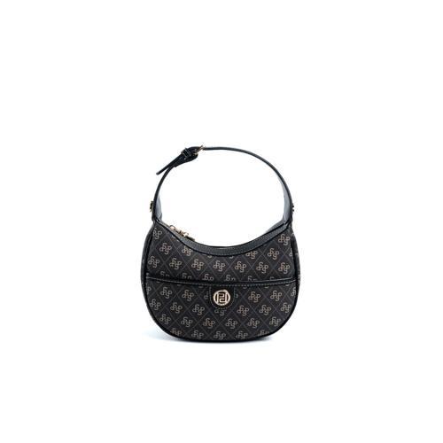 Kadın Omuz Çantası 1194-48199 SILVER POLO BAYAN ÇANTASI M178 FÜME-MAT SİYAH