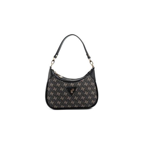 Kadın Omuz Çantası 1180-48210 SILVER POLO BAYAN ÇANTASI M178 FÜME-MAT SİYAH