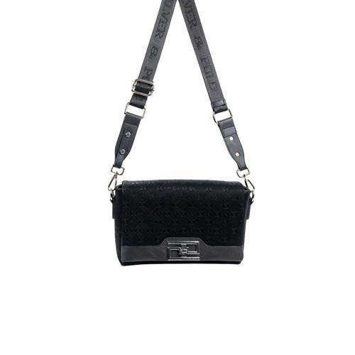 Kadın Çapraz Çanta 1257-48297 SILVER POLO ÇAPRAZ BAYAN ÇANTASI M158 SİYAH-NOVA SİYAH