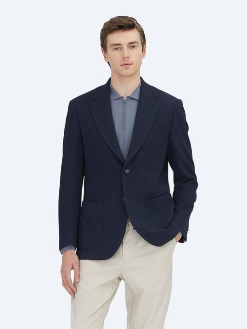 Lacivert Düz Modern Fit Ceket