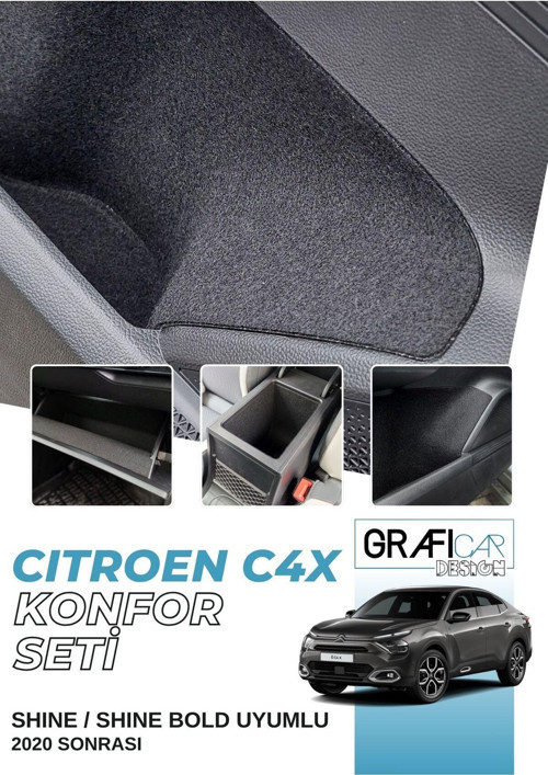 Citroen C4X Konfor Seti - Shıne / Shıne Bold Donanım Uyumlu - Izolasyon Amaçlı Ürün