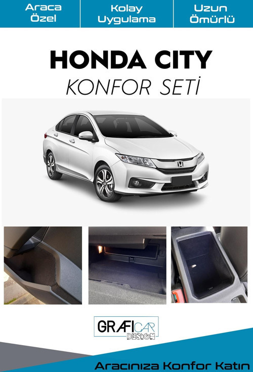 Honda City Gn7 Konfor Seti-İç Trim Kumaş Kadife Kaplama-Ses Izolasyon Amaçlı Kaplama