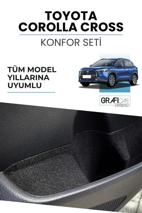 Toyota Corolla Cross Uyumlu Konfor Seti Araç Içi Eşya Cepleri Ses Giderici Kaplama