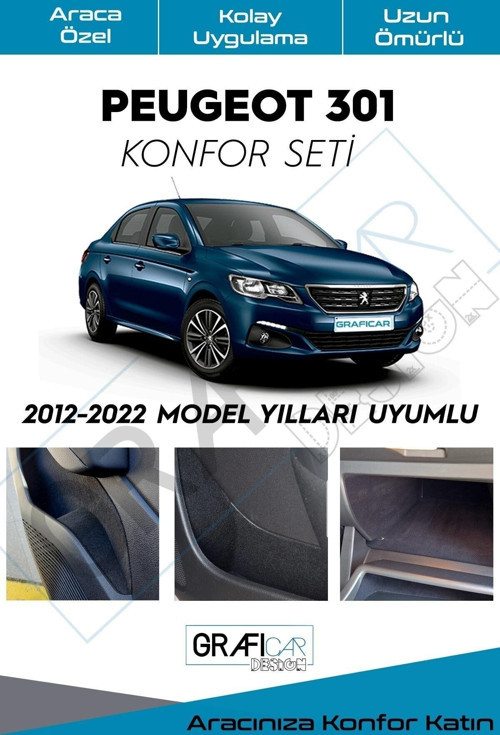 Peugeot 301 Konfor Seti-İç Trim Kumaş Kadife Kaplama-Ses Izolasyon Amaçlı Kaplama