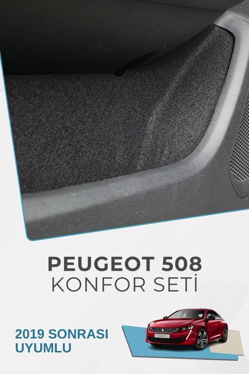 Peugeot 508 Uyumlu Konfor Seti – Ceplere Özel Yapışkanlı Premium Görünüm Kaplama