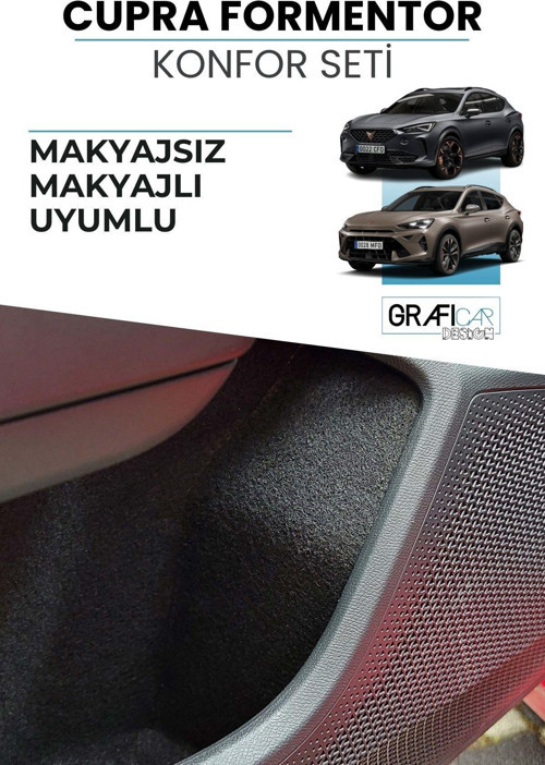 Cupra Formentor Konfor Seti Cep Içi Kumaş Kaplama Ses Izolasyon Amaçlı Ürün