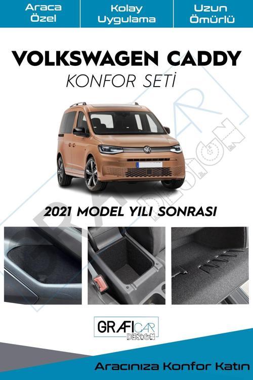 Volkswagen Caddy Mk5 Konfor Seti Araç İçi Eşya Cepleri Ses Giderici Hazır Kaplama Set 2021+