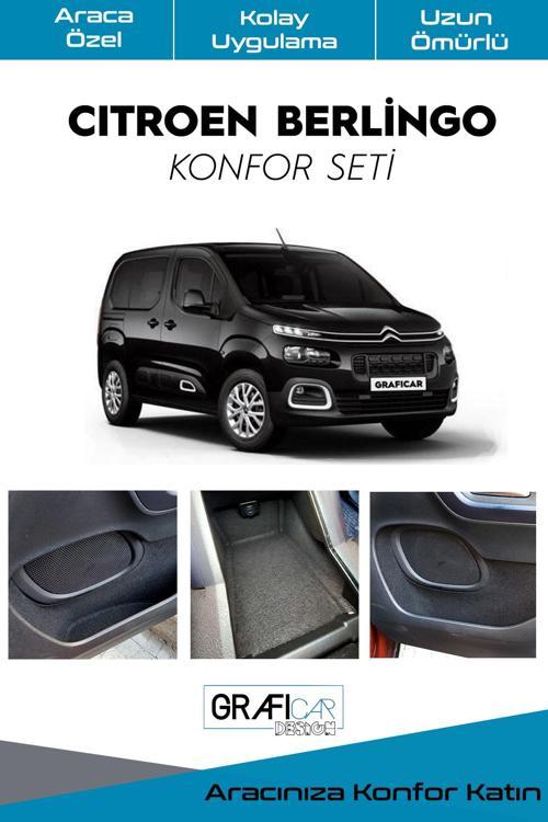 Citroen Berlingo Konfor Seti Eşya Cepleri Ses Giderici Kaplama/2019-2022 Uyumlu