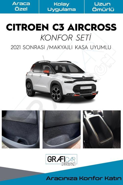 Citroen C3 Aircross Konfor Seti - Iç Trim Kumaş Kaplama - 2021 Sonrası Makyajlı Uyumlu