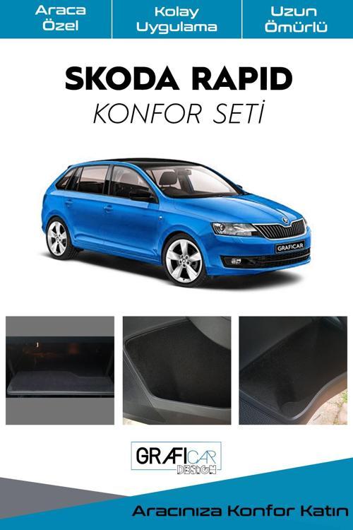 Skoda Rapid Sedan/Hb Konfor Seti-İç Trim Kumaş Kadife Kaplama-Ses Izolasyon Amaçlı Ürün