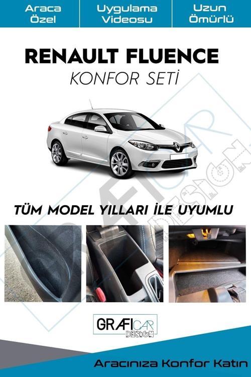 Renault Fluence Konfor Seti Araç İçi Eşya Cepleri Hazır Ses Giderici Kaplama Set