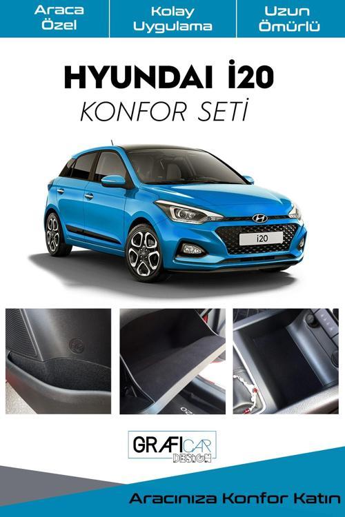 Hyundaı I20 Uyumlu Konfor Seti - Iç Trim Kumaş Kadife Kaplama-Ses Izolasyon Amaçlı Ürün /