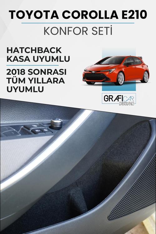 Toyota Corolla E210 Hatchback Kasa Uyumlu Konfor Seti / Araç İçi Ceplere Özel Kaplama