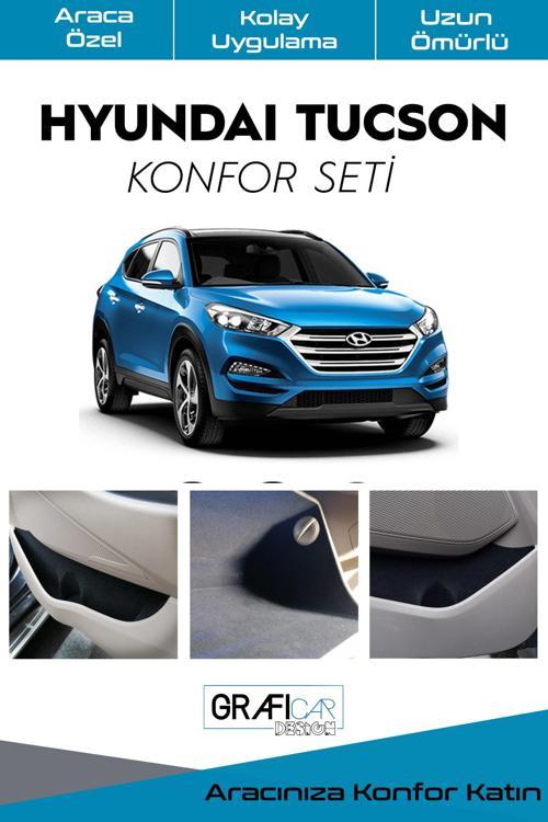 Hyundaı Tucson Konfor Seti İç Trim Kumaş Kadife Kaplama Ses İzolasyon Amaçlı Ürün / 2015-2021