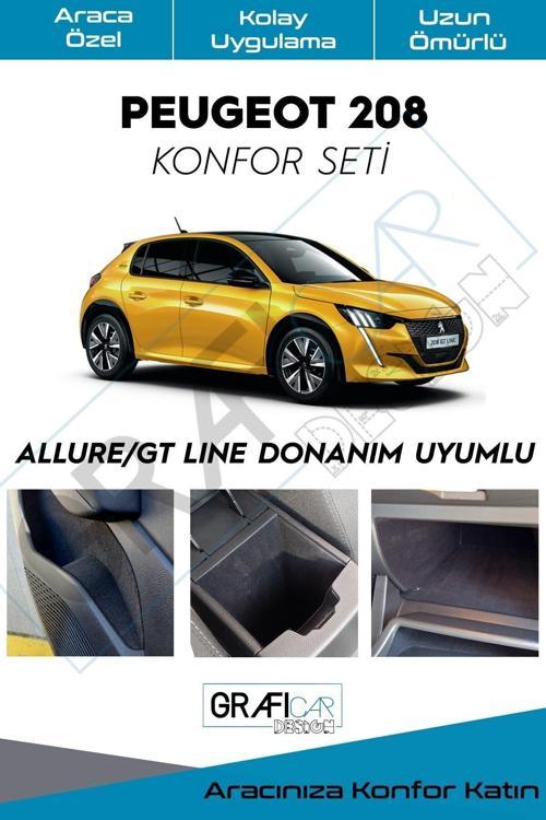 Peugeot 208 Konfor Seti-Kumaş Kaplama-Araç Içi Eşya Ses Izolasyon Amaçlı Kaplama "Allure/Gt Uyumlu"