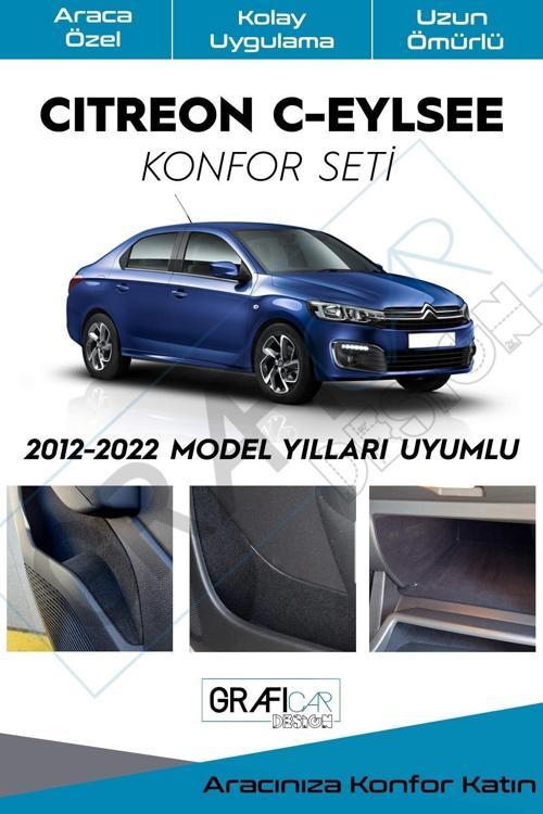 Citroen C-Elysee Konfor Seti-İç Trim Kumaş Kadife Kaplama-Ses Izolasyon Amaçlı Kaplama