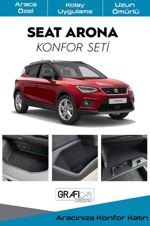Seat Arona Konfor Seti-İç Trim Kumaş Kadife Kaplama-Ses Izolasyon Amaçlı Ürün/Tüm Model Yılları