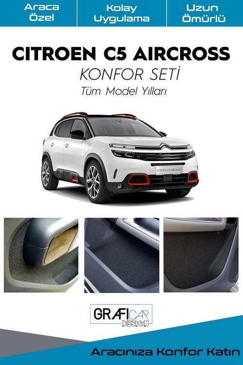 Citroen C5 Aircross Konfor Seti - Iç Trim Kumaş Kadife Kaplama - Ses Izolasyon Amaçlı Ürün