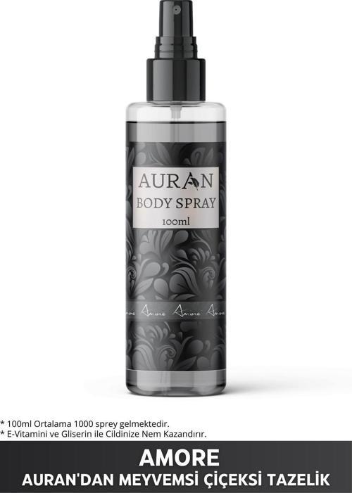 Aşk Parfümlü Vücut Spreyi Amore Body Mist Spray 100Ml