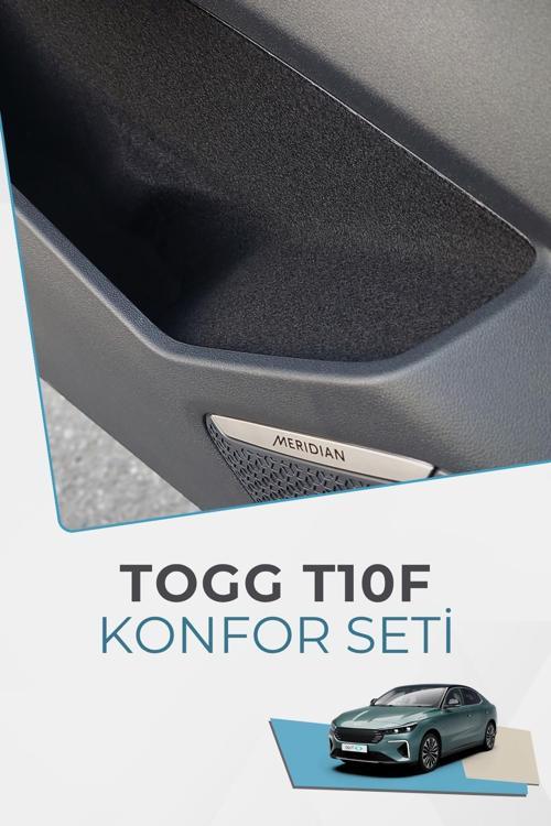 Togg T10F Sedan Konfor Seti - Araç İçi Eşya Ceplerine Özel Kumaş Kaplama