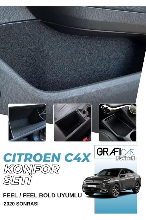 Citroen C4X Konfor Seti Kumaş Kaplama- Izolasyon Amaçlı Set You - Max - Feel - Feel Bold