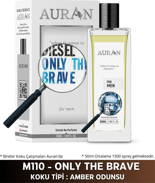 M110 - Only The Brave Erkek Parfüm Amber Odunsu 50Ml