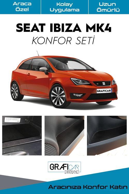 Seat Ibiza Mk4 2011-2016 Konfor Seti İç Trim Kumaş Kadife Kaplama Ses Izolasyon Amaçlı Uyumlu
