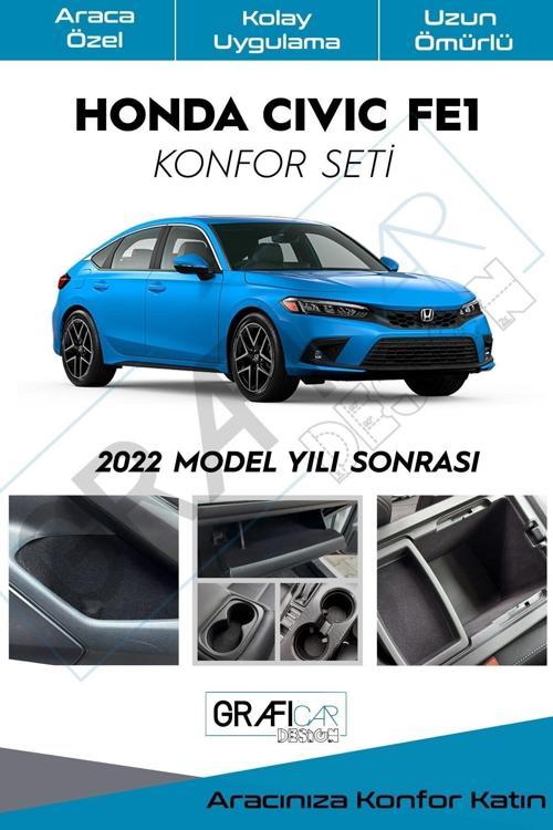 Honda Civic Fe1 Konfor Seti-İç Trim Kumaş Kadife Kaplama-Ses Izolasyon Amaçlı Kaplama
