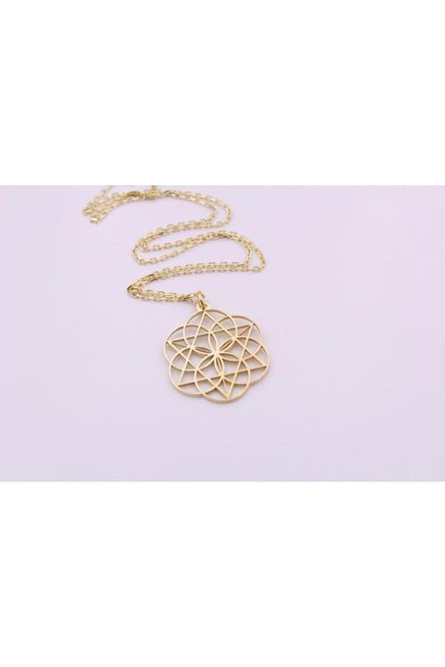 925 Ayar Gümüş Metatron Küpü Kolye