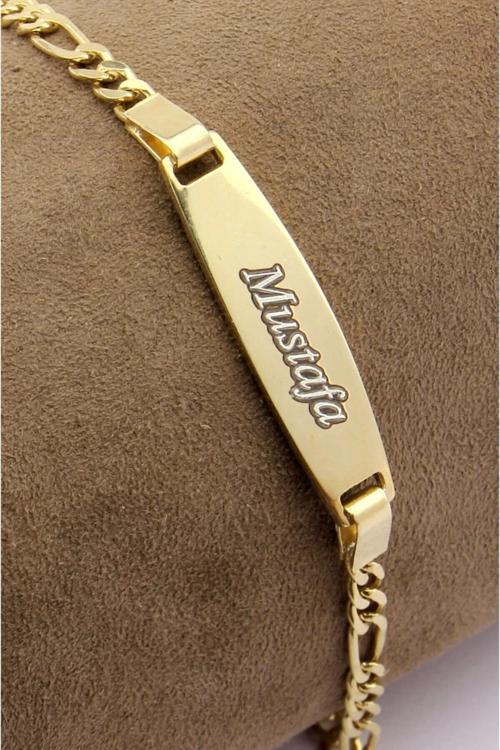 925 Ayar Gümüş İsimli Çocuk Bilekliği