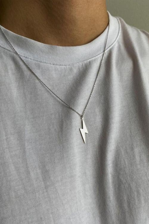 Şimşek 925 Ayar Gümüş Kolye