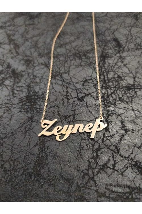 Kadın 925 Ayar Gümüş Rose Isimli Kolye