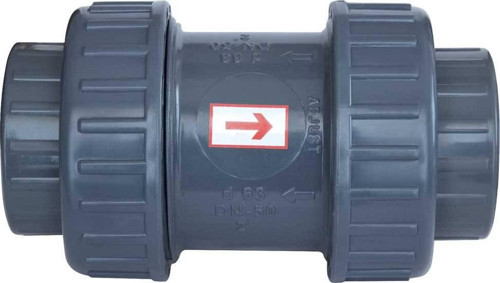Gemaş Havuz Pvc Yapıştırma Tip Yaylı Çekvalf 75 mm-Pool Check Valve-ToptancıyızBiz