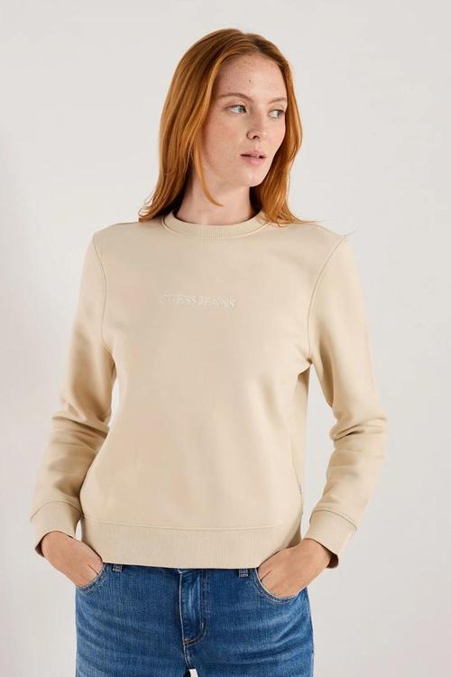 s Kadın Bej Sweatshirt W4YQ10KC811-G1W7