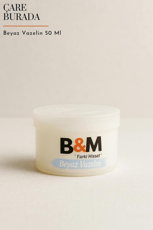 B & M - Beyaz Vazelin 50 Ml