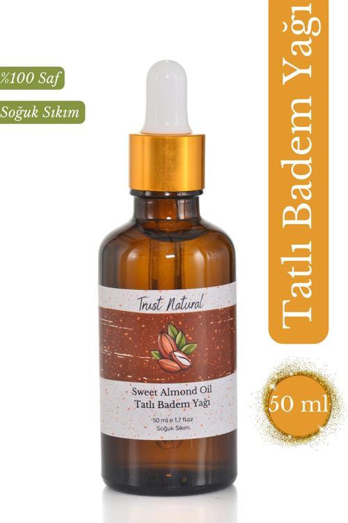 Tatlı Badem Yağı %100 Saf ve Soğuk Sıkım 50 ml (Sweet Almond Oil)