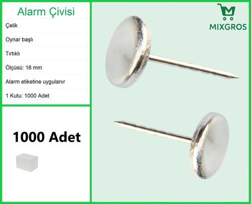Alarm Etiketi Çivisi Metal Başlı 1000 Adet