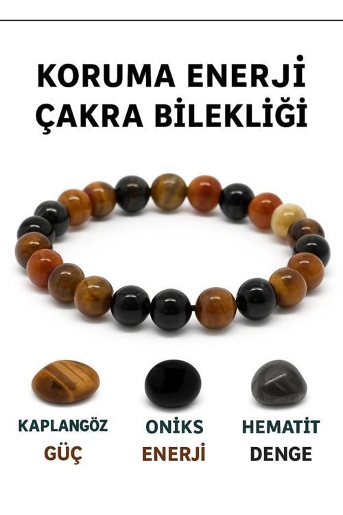 Kehribar - Şans, Başarı, Bereket, Enerji Nazar Bileklik Doğaltaş