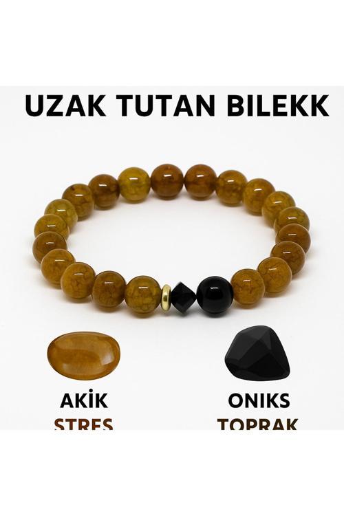 Doğal Akik Ve Oniks Şansızlığı Uzak Tutmayı Sağlayan Bileklik | Akik Ve Oniks Taşı