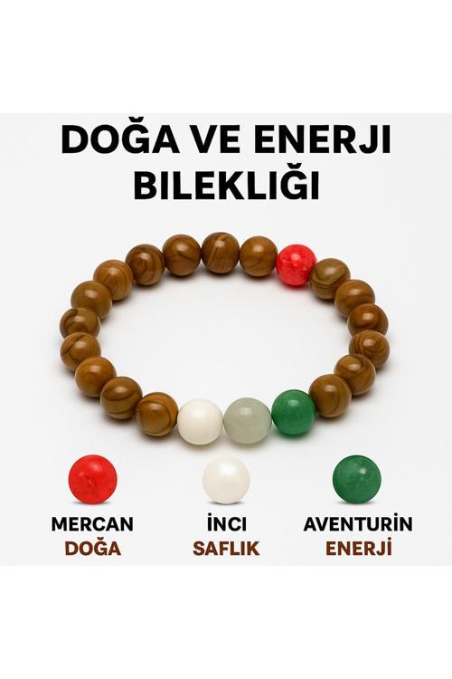 Doğal Mercan Doğa Ve Enerji Sağlayan Bileklik | Mercan Taşı