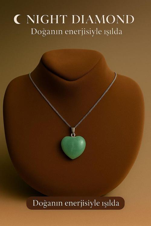 Kadın Kolye Aventure Doğal Taş Zincirli Kolye