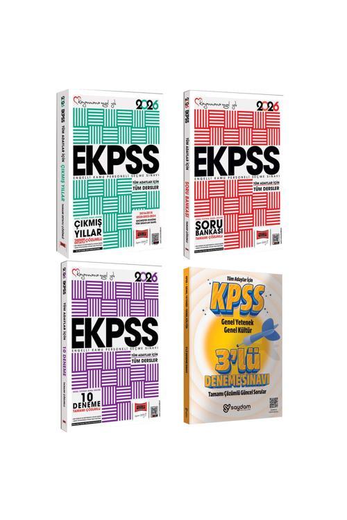 2026 E-KPSS GYGK Tüm Dersler Soru Bankası-10 Deneme-Tamamı Detaylı Çözümlü(2016-2024)Çıkmış Sorular