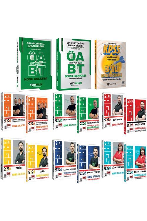 2026 ÖABT Din Kültürü Öğretmenliği-MEB AGS Tüm Konular Konu Anlatımı-Soru Bankası