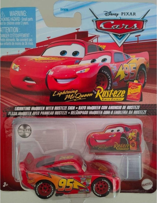 Cars 3 Tekli Karakter Araçlar DXV29 GCC81 Mcqueen With Rusteze
