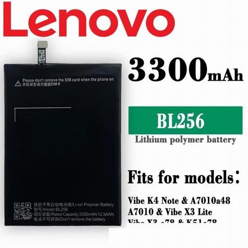 3300mAh BL256 Battery for Lenovo Lemon VIBE K4 Note K4note X3 Lite K51c78 A7010