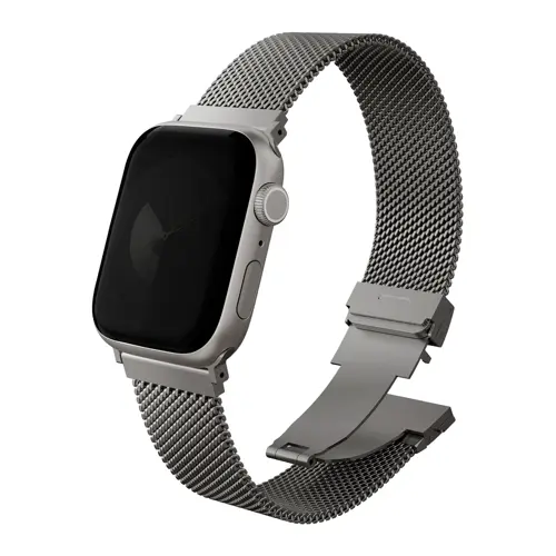 Dante Pro Watch Ultra 41mm Çelik Örgü Kordon - Gri