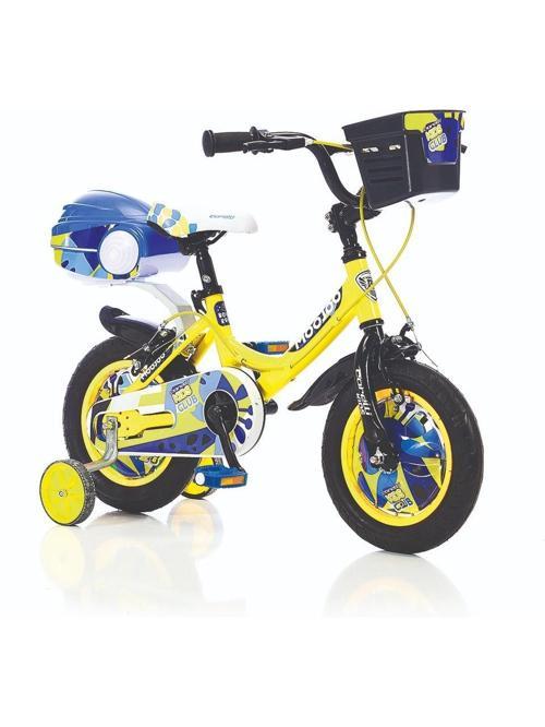 Moojoo Alüminyum Kadro Aksesuarlı 12 Jant Çocuk Bisikleti Sarı 2-4 Yaş