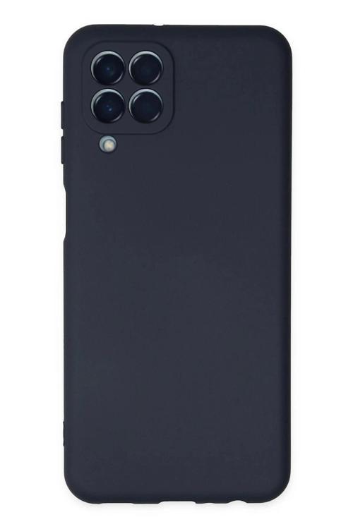 Samsung Galaxy M33 Kılıf Nano içi Kadife Silikon - Lacivert-(5796)