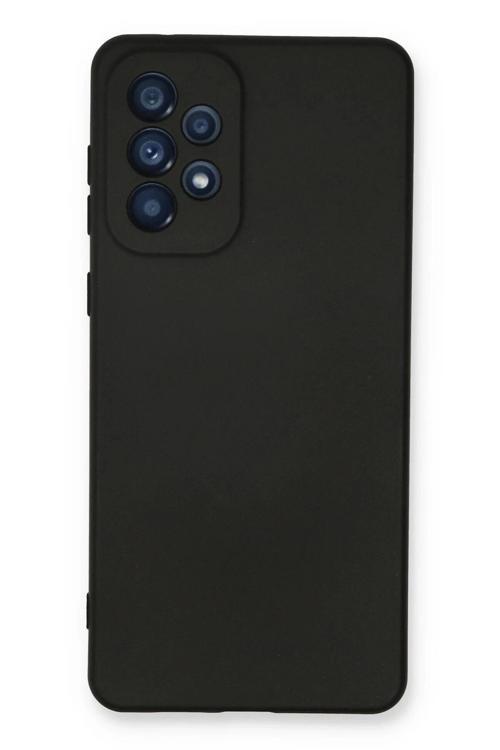 Samsung Galaxy A53 5G Kılıf Nano içi Kadife Silikon - Siyah-(5796)